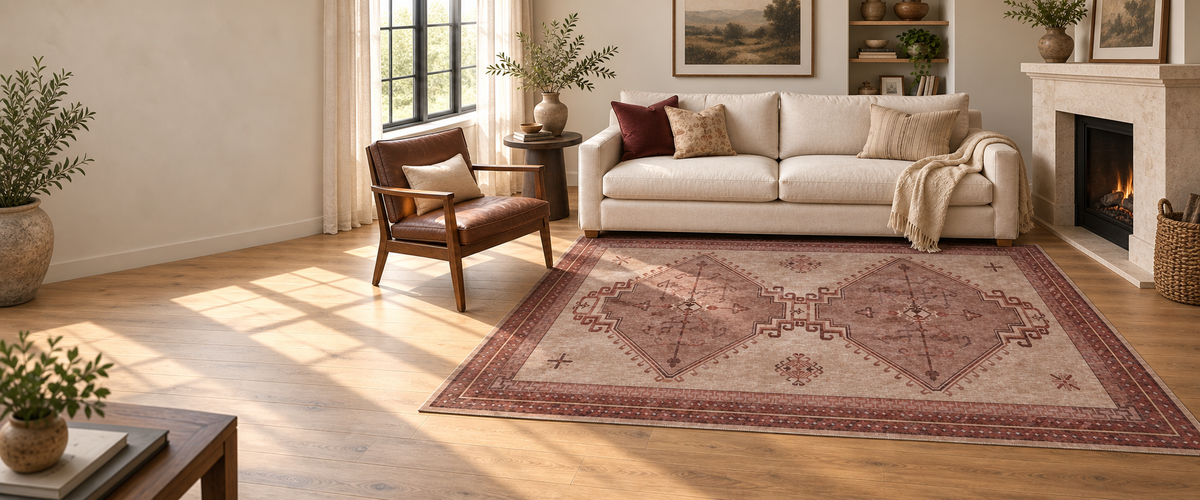Apollo Wayfarer Court in a warm living room — digital room visualization