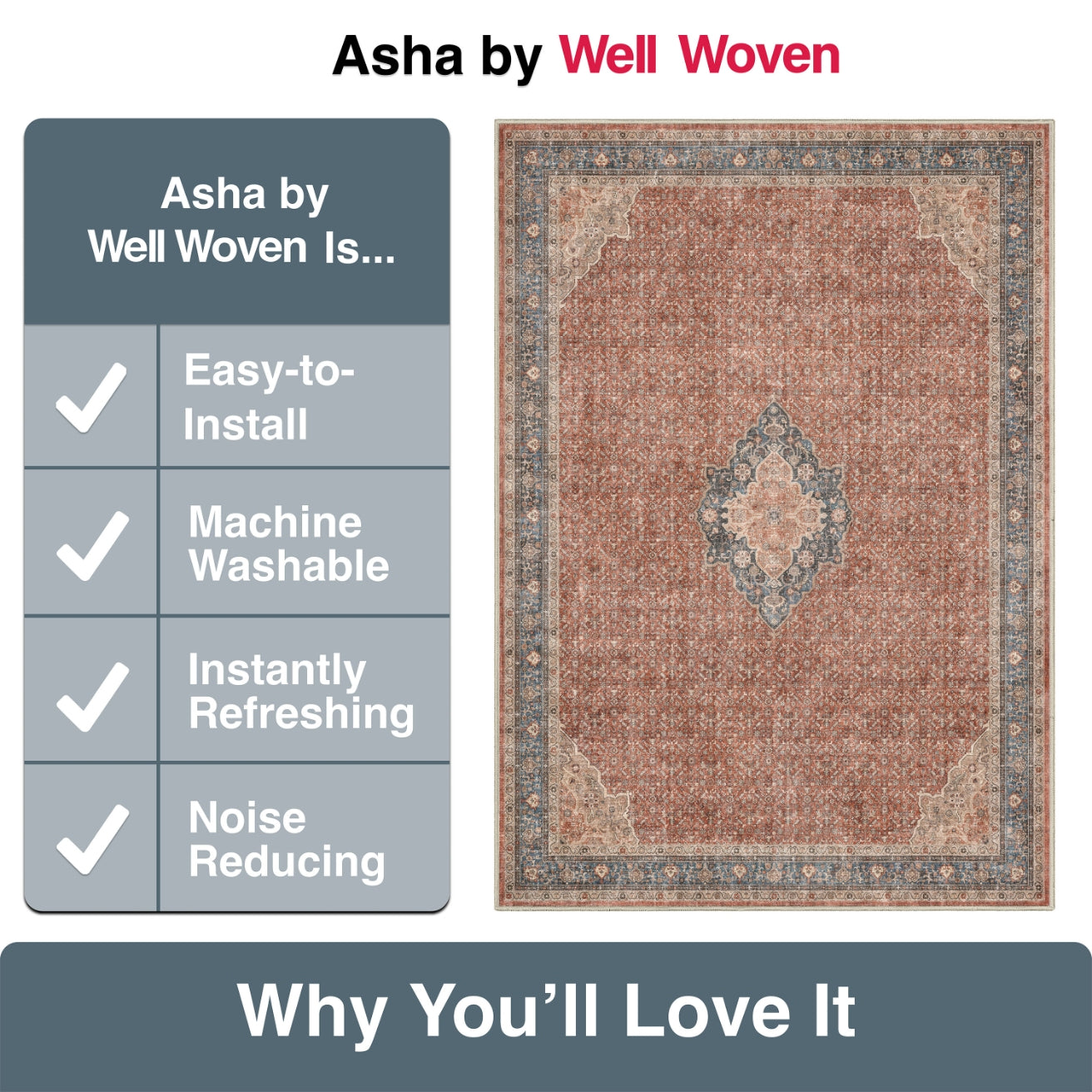 Lilith Vintage Oriental Kilim Rug