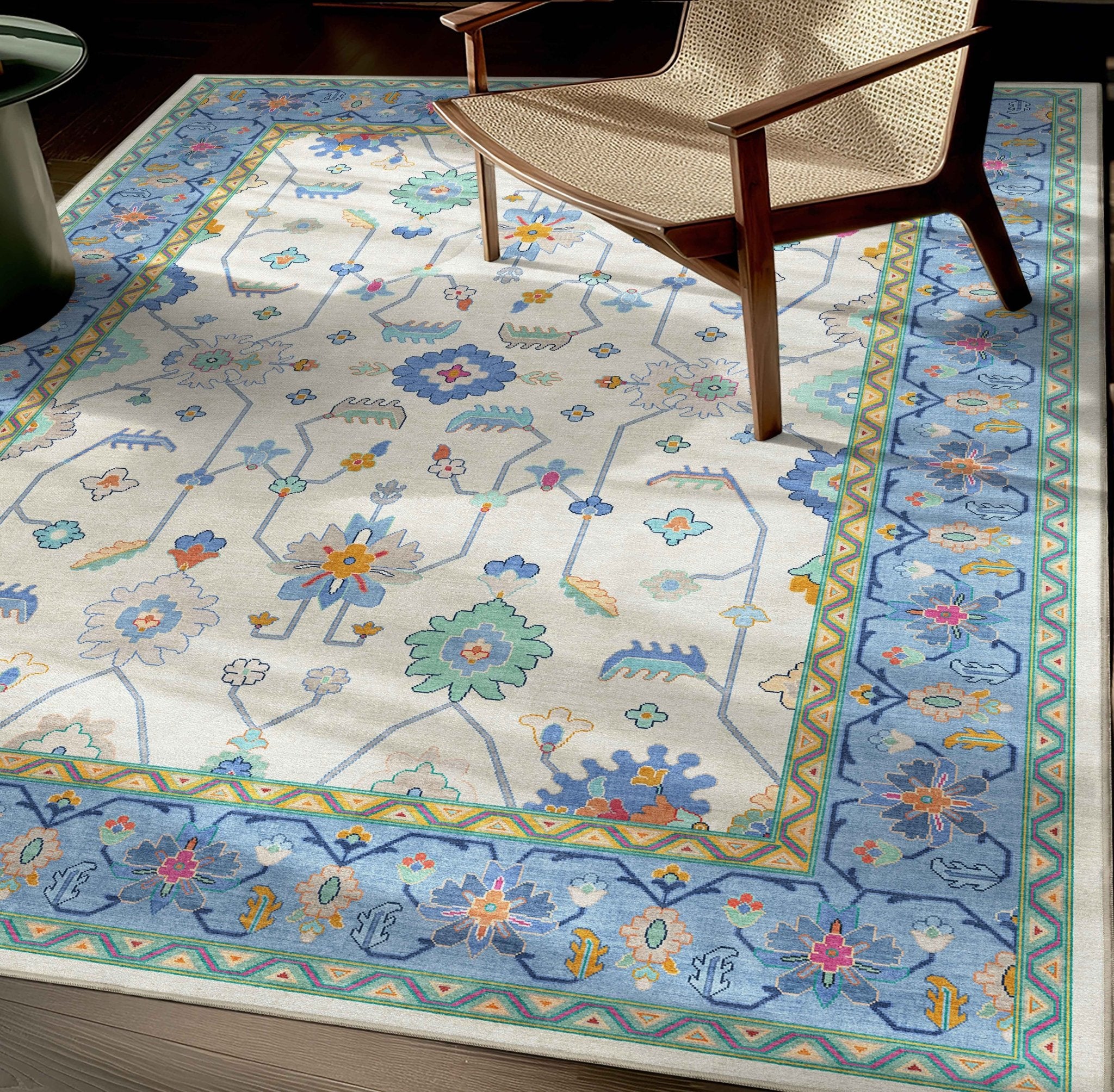 Ivory Blue Multi