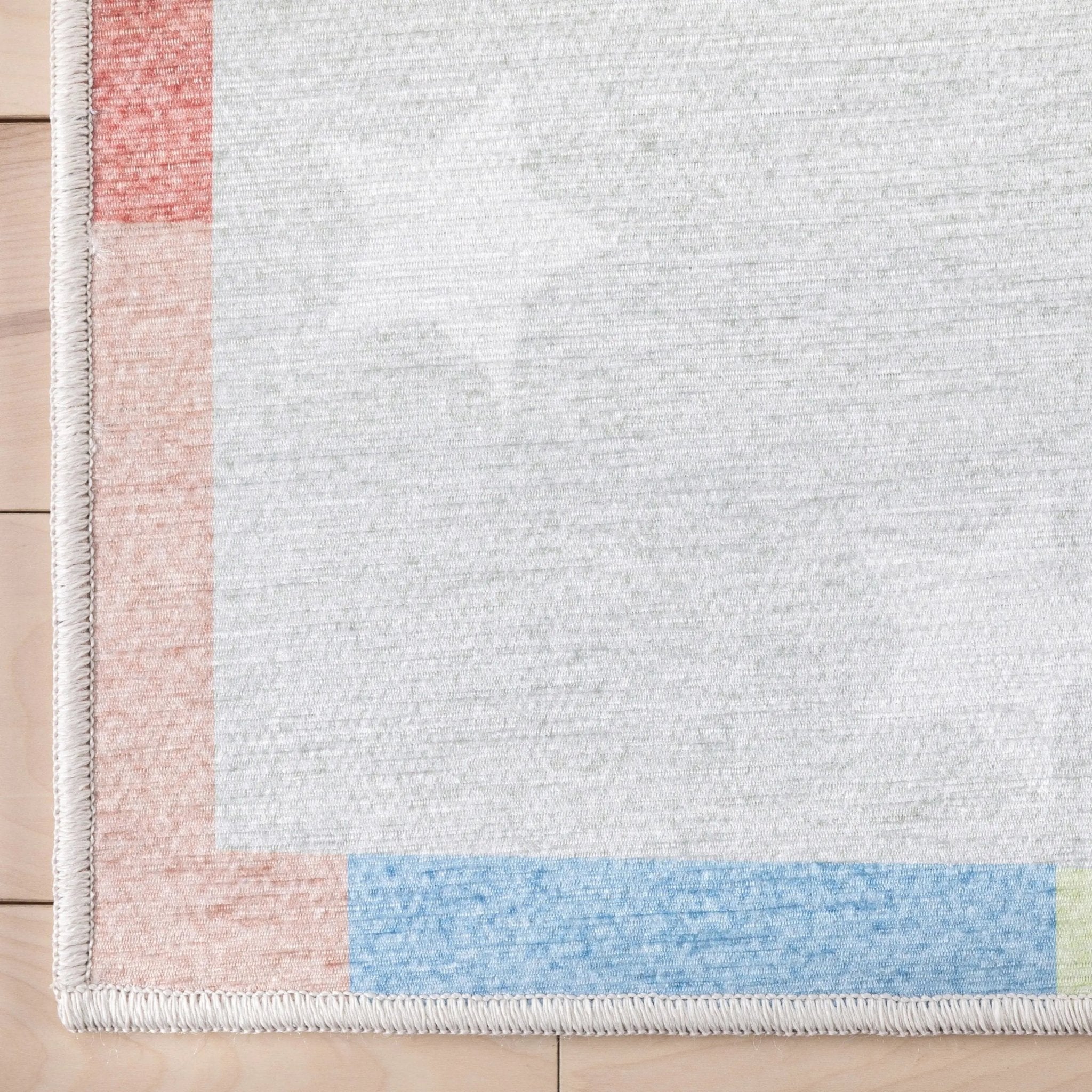 Hopscotch Modern Multi Kids Flat-Weave Rug Well Woven