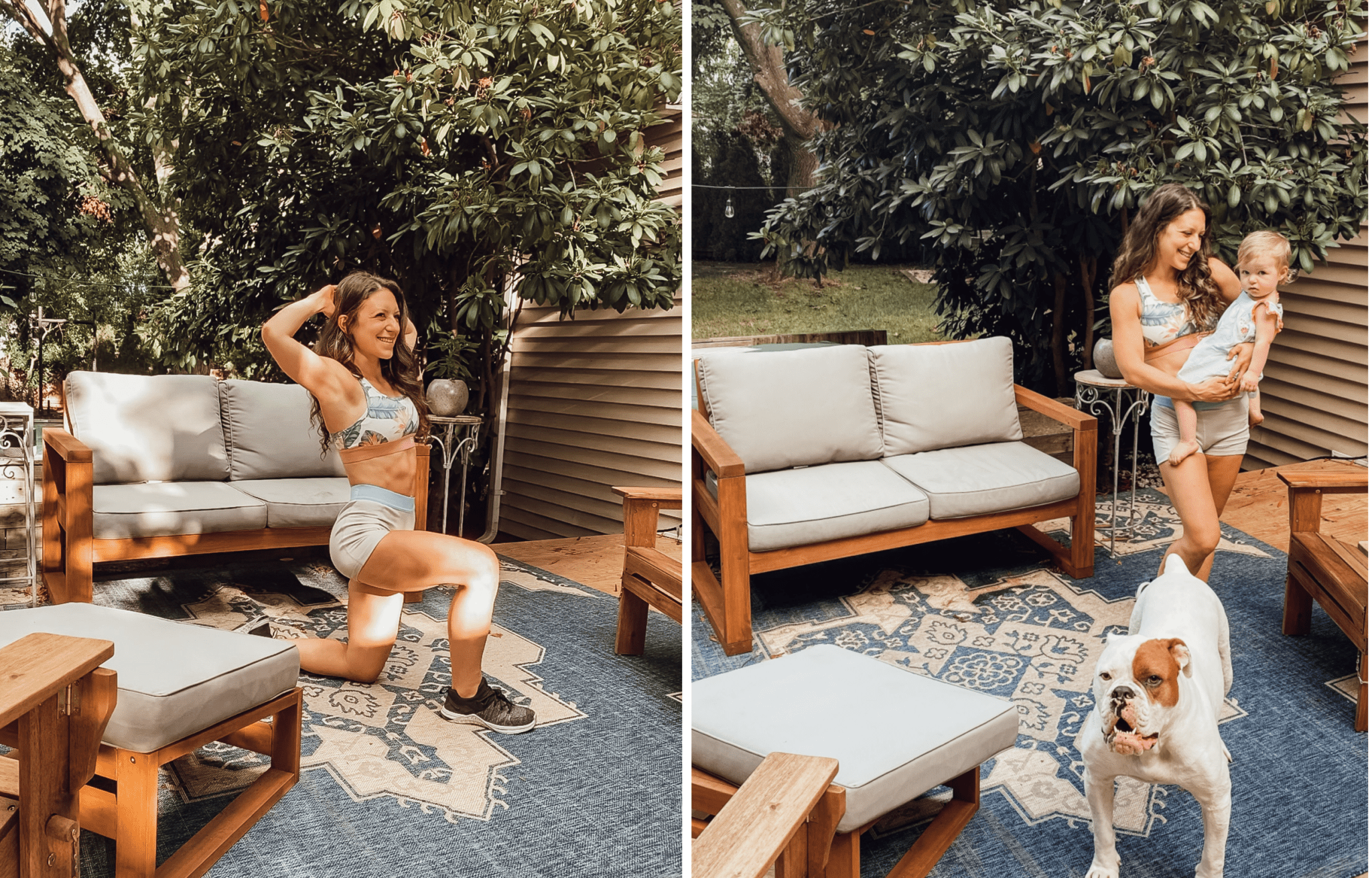 At Home With Melanie Woods + Exercises for Busy Moms - Well Woven