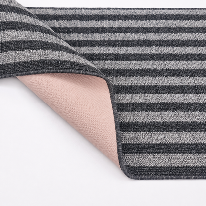 Essential Lane Flint runner rug close-up texture detail