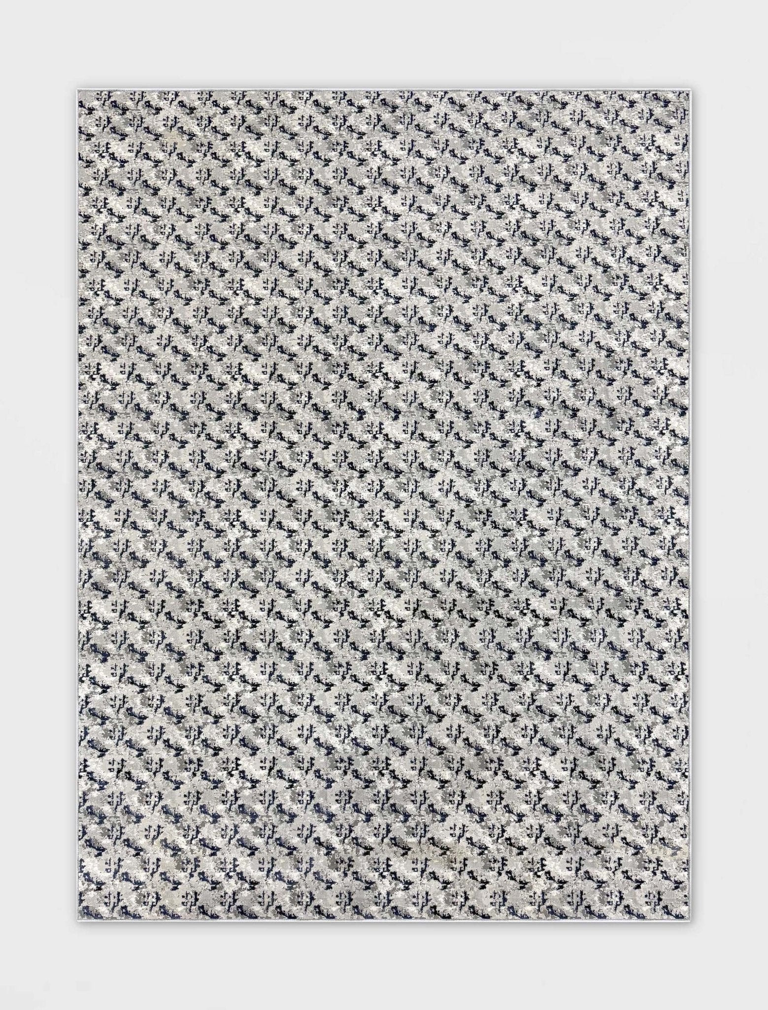 Abstract Soft Textured Design Golden Aegean Made-to-Measure Custom Rug - Well Woven - Overhead 