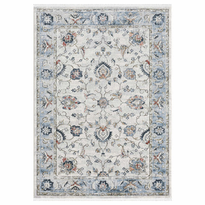 IND-102 Well Woven Indira Elysium Ivory Overhead on White