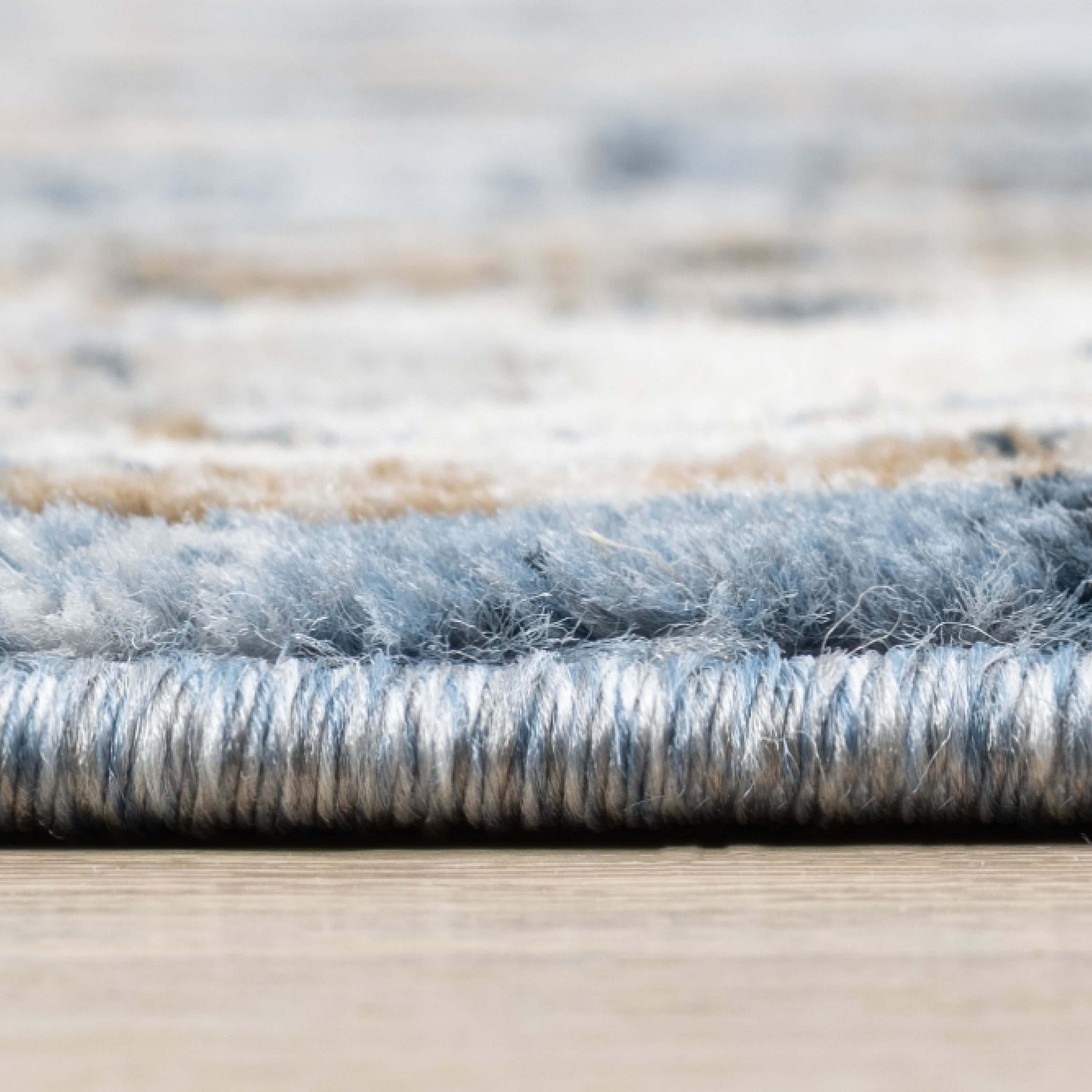 IND-106 Well Woven Indira Elysium Midnight Blue Close Up 
