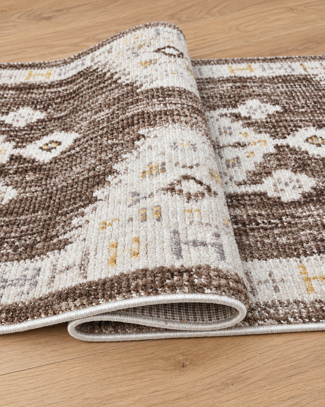Custom runner shown: textured colors and shape of the custom runner 