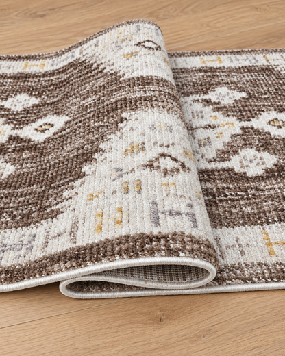 Custom runner shown: textured colors and shape of the custom runner 