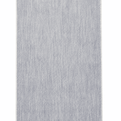 COD-17 - Long light blue and beige runner rug    pattern on a white background