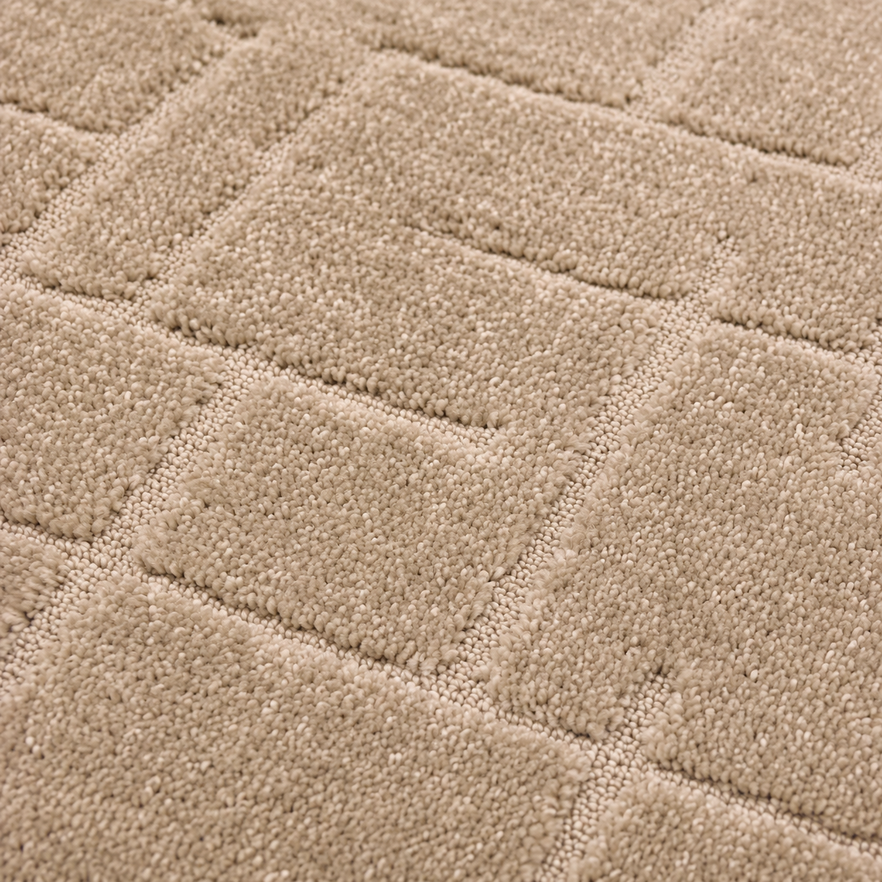Serenity Soft Linen Truffle runner rug close-up texture detail