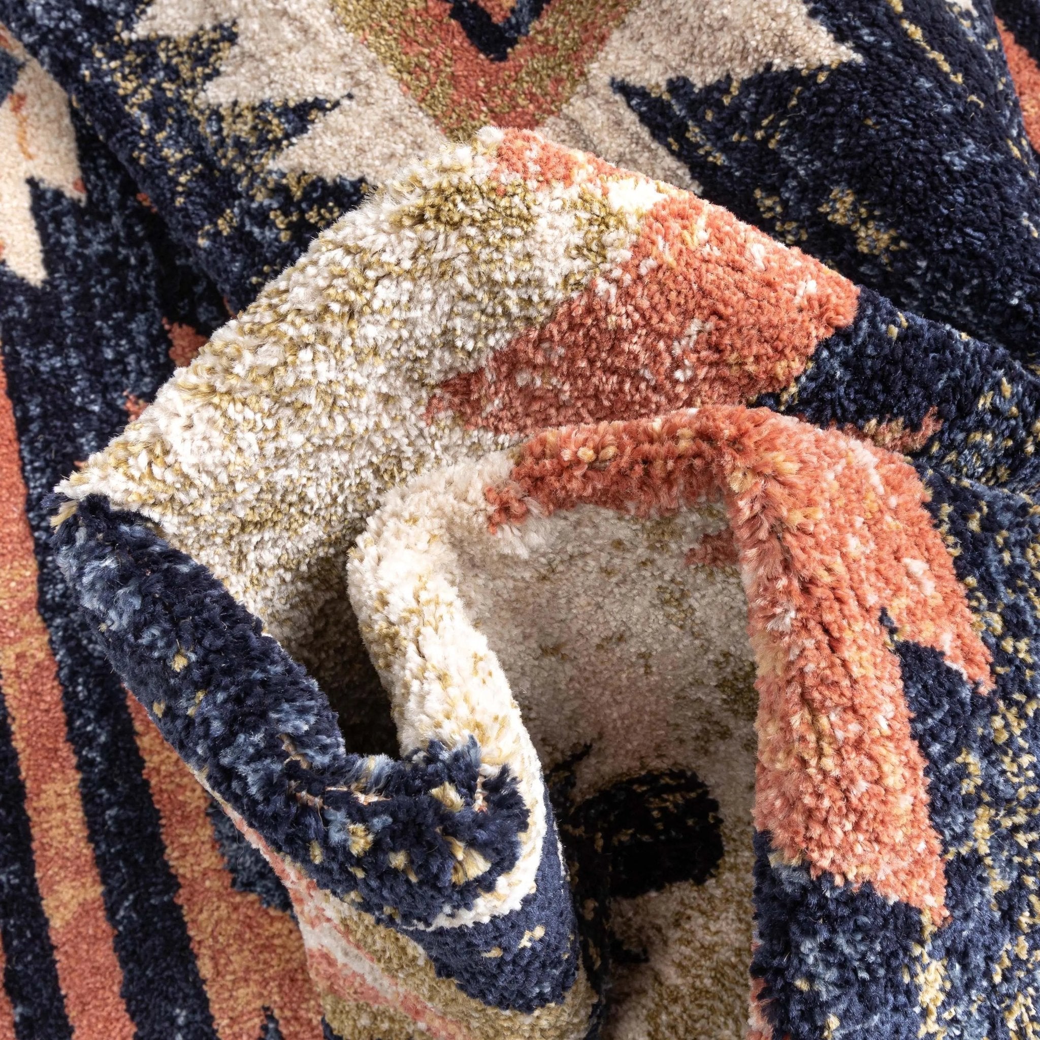 Custom Size Runner Lea Southwestern Tribal Blue Choose Your Width x Choose Your Length Hallway Runner Rug Well Woven