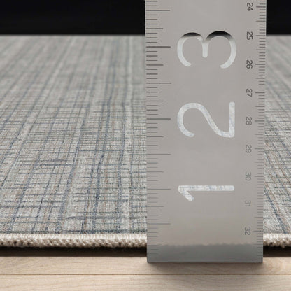 Bali Abstract Plaid Beige Flatweave Rug Well Woven