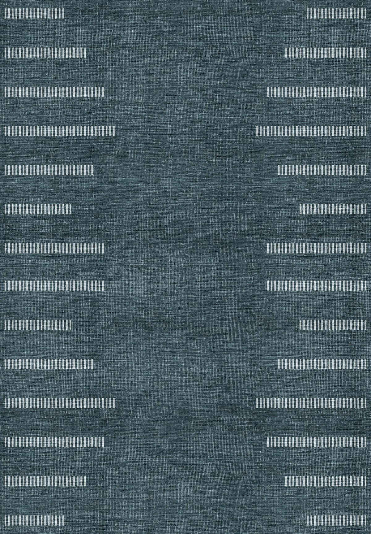 ARTWORK PREVIEW - W-AP-108B - Apollo Interval Row Area Rug — Petrol Blue / Beige. Not a finished-rug photograph.