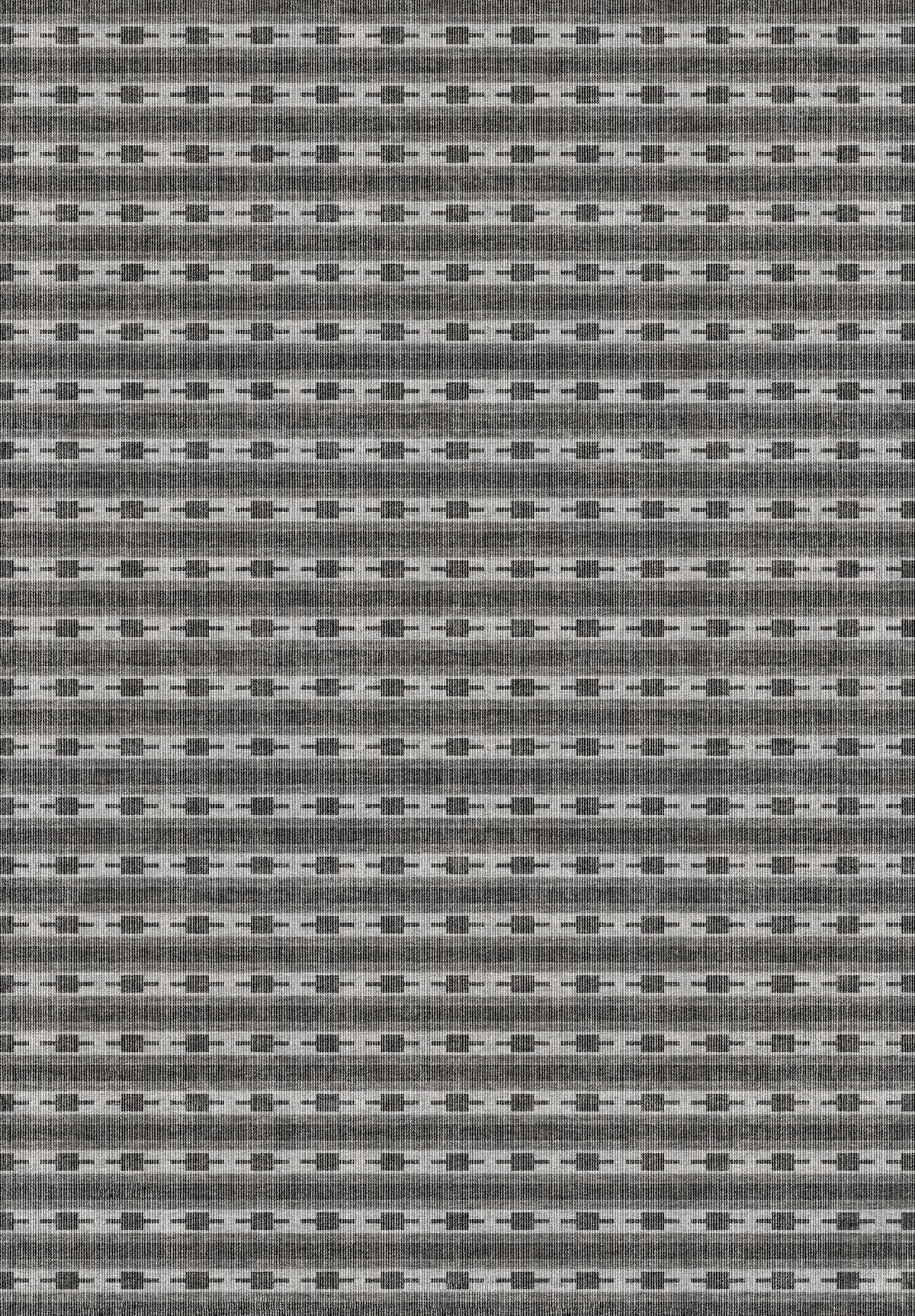 ARTWORK PREVIEW - W-AP-111B - Apollo Keepsake Stripe Area Rug — Charcoal / Light Gray. Not a finished-rug photograph.