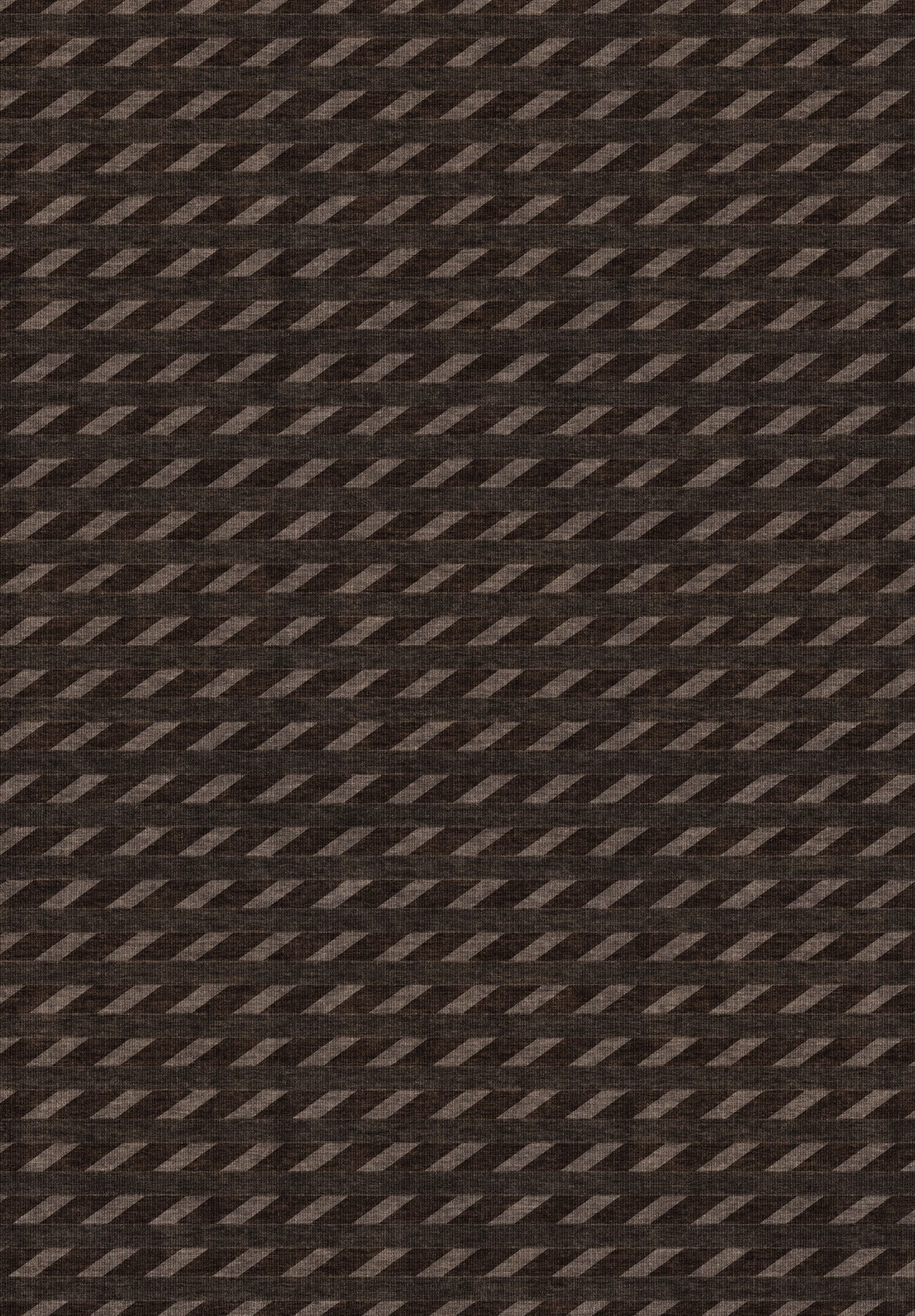 ARTWORK PREVIEW - W-AP-112A - Apollo Slant Row Area Rug — Espresso / Taupe. Not a finished-rug photograph.