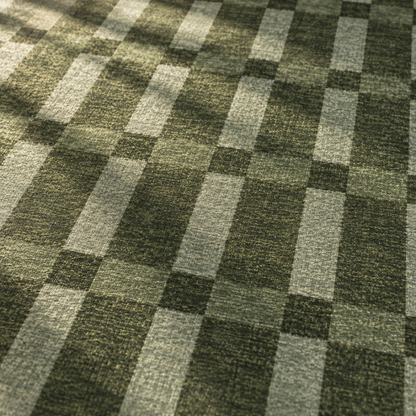 Apollo Pavilion Step Area Rug — Green / Sage — pattern and surface detail in soft afternoon light. Digital visualization.