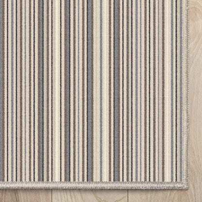 Custom Size Runner Seabreeze Lines Modern Cocoa Ridge Choose Your Width x Choose Your Length Hallway Runner Rug Well Woven