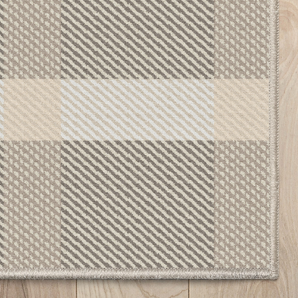 Custom Size Runner Tartan  Espresso Glow Choose Your Width x Choose Your Length Hallway Runner Rug Well Woven