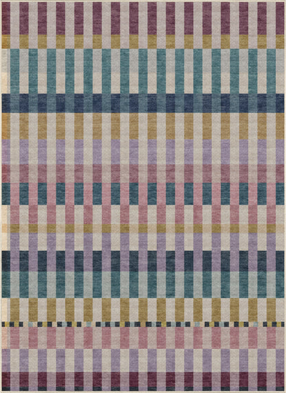 Apollo Heirloom Meadow Berry Washable Rug — seen from above