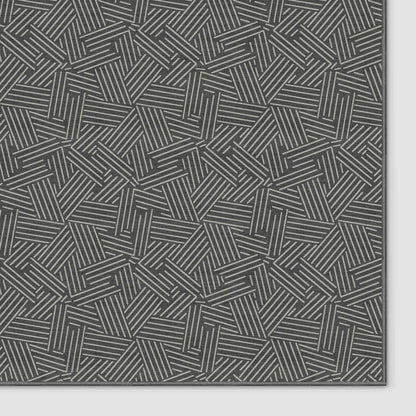 Sigrid Custom Rug - Well Woven - Grey rug corner on white