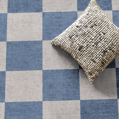 Squares Modern Geometric Boxes Flat-Weave Rug Well Woven