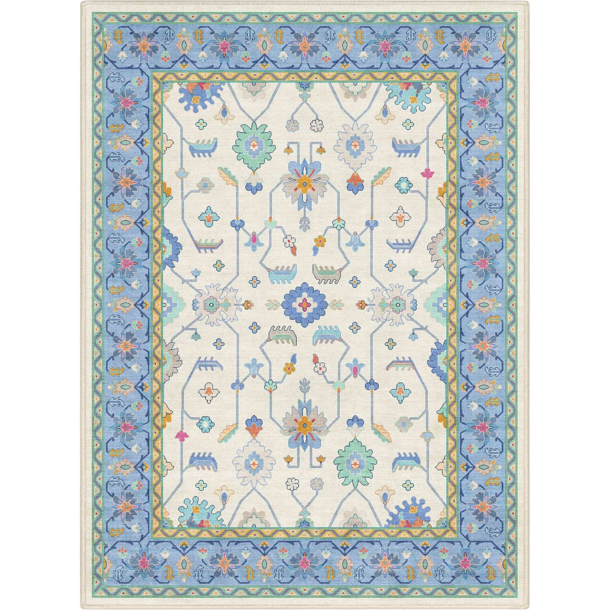 Ivory Blue Multi