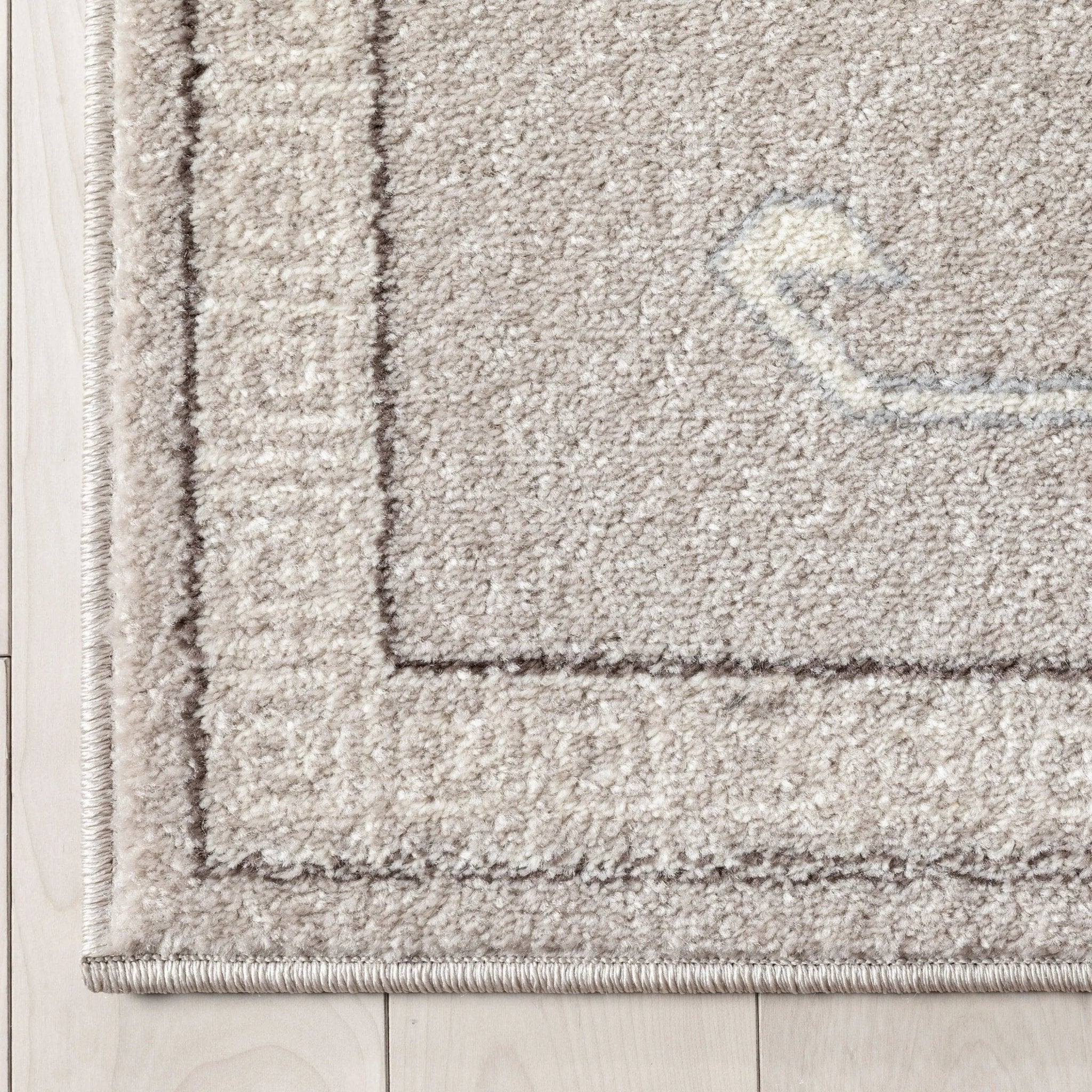 Azra Tribal Medallion Beige Rug Well Woven	