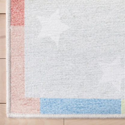 Hopscotch Modern Multi Kids Flat-Weave Rug Well Woven