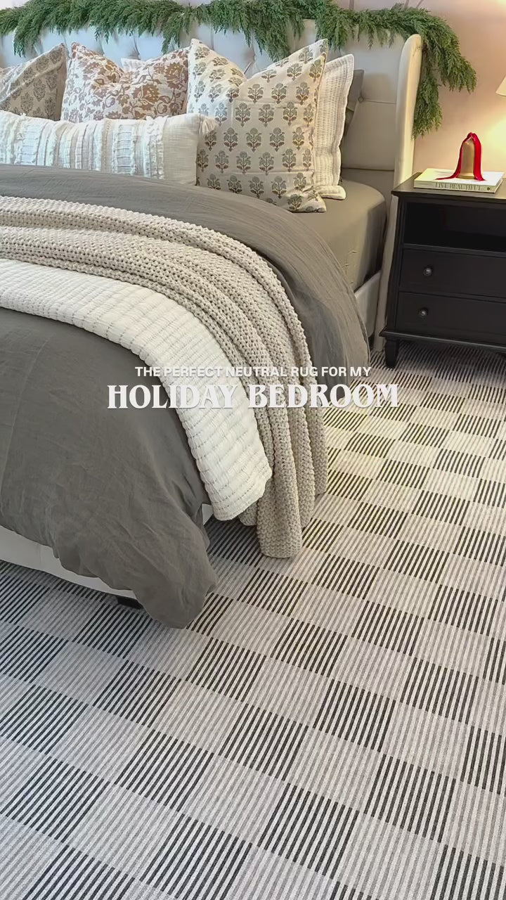 Apollo Summit Brown Geometric Flatwoven Rug – Easy Clean & Durable