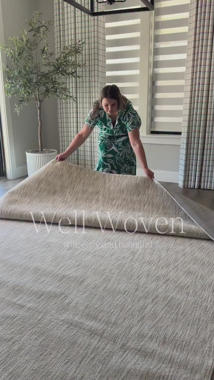 Moor Tonal Textured Modern Plush Washable Area Rug – Coda Collection