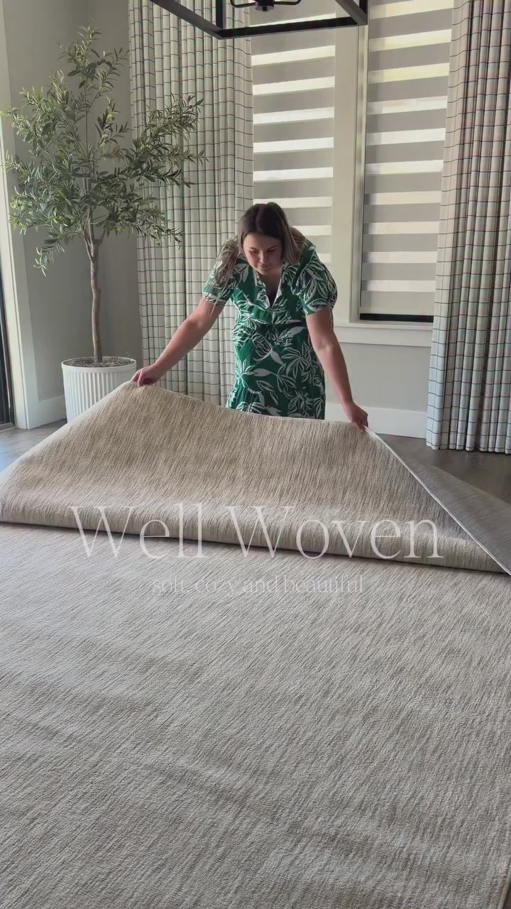Moor Tonal Textured Modern Plush Washable Area Rug – Coda Collection