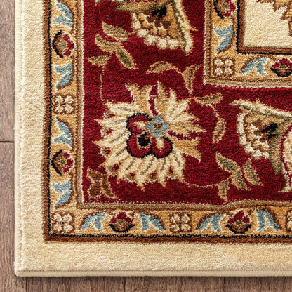 Abbasi Ivory Traditional Rug Well Woven