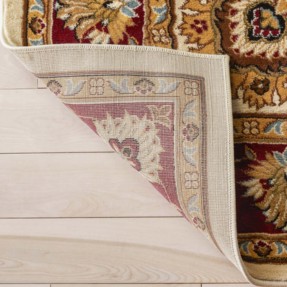 Abbasi Ivory Traditional Rug Well Woven