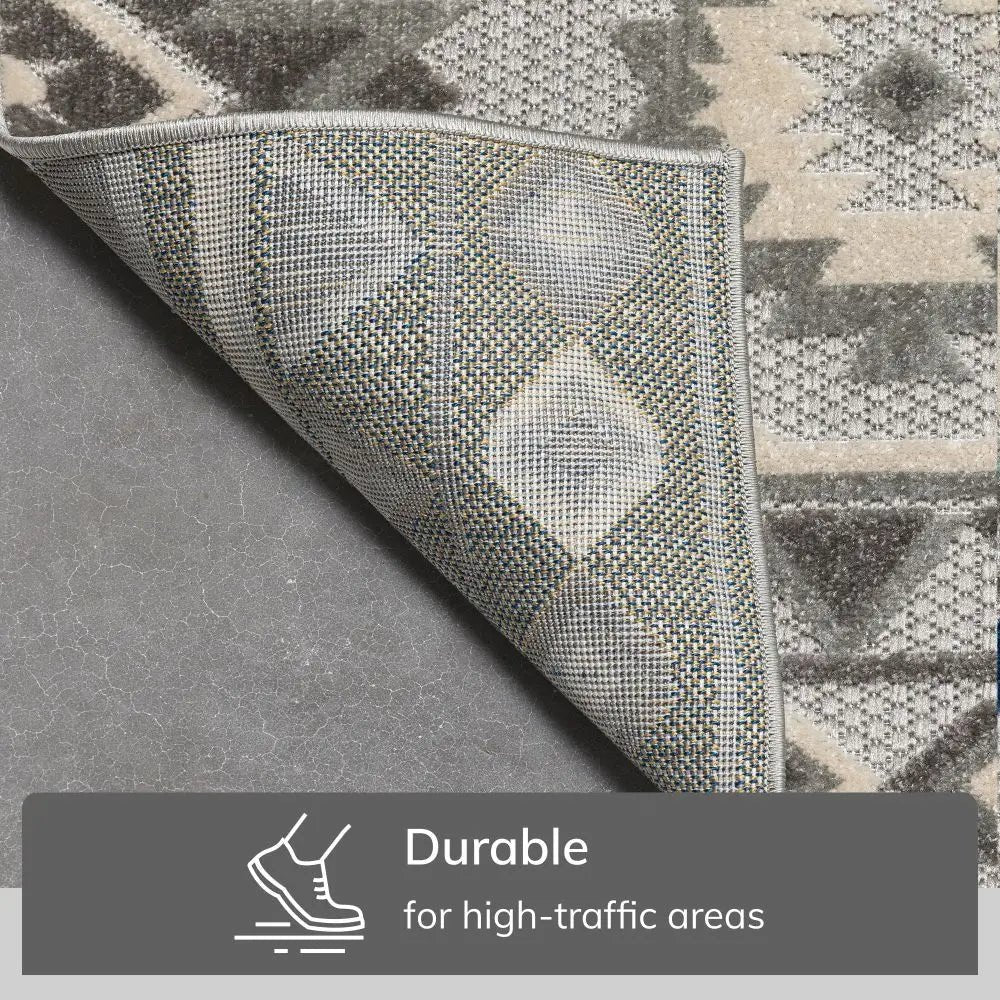 Mamba Grey Modern Indoor Outdoor Rug Well Woven