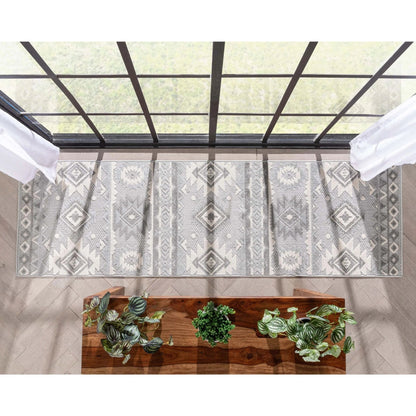 Mamba Grey Modern Indoor Outdoor Rug Well Woven