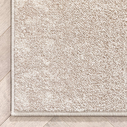 Myra Abstract Leaf Pattern Ivory Vintage Rug Well Woven