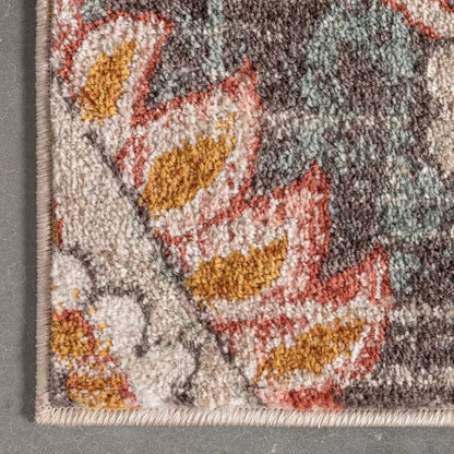 Gwendolyn Blush Bohemian Oriental Medallion Rug Well Woven