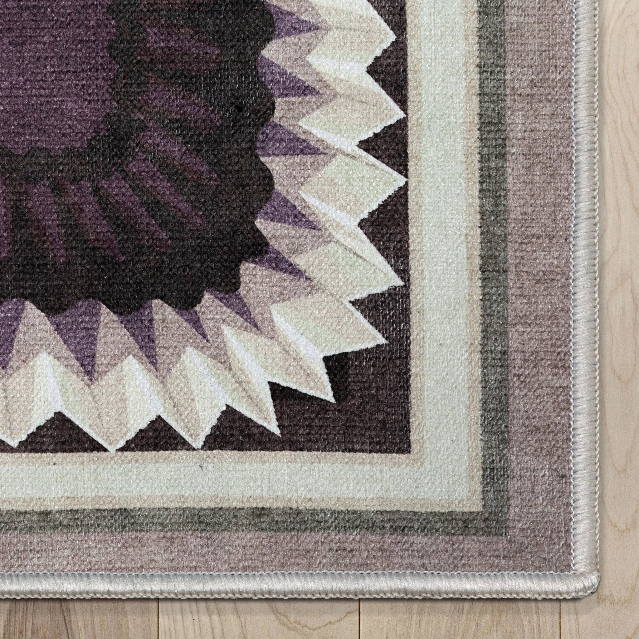 Chocolate Box Novelty Brown Flat-Weave Rug Well Woven