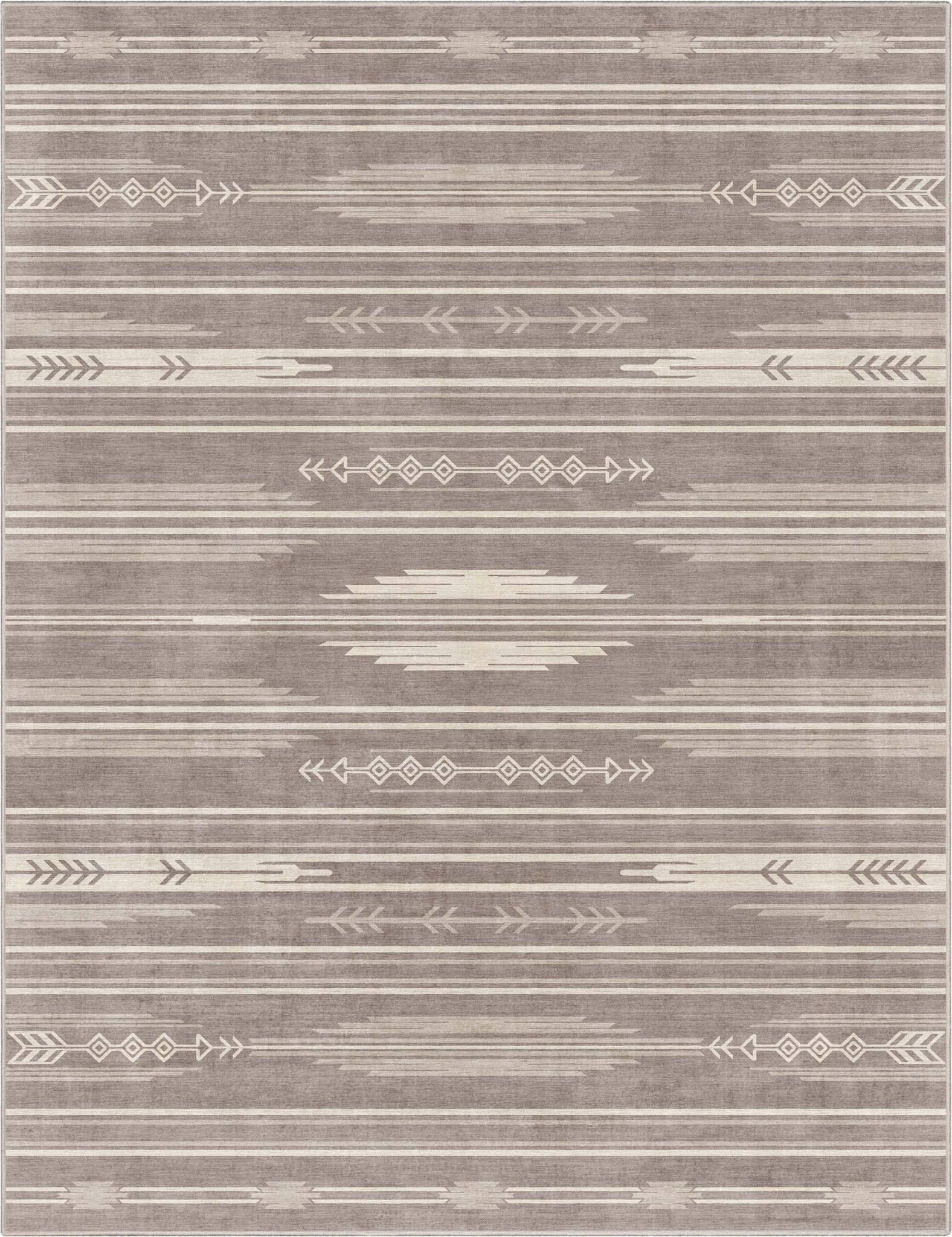 Bismarck Tribal Moroccan Beige Flat-Weave Rug Well Woven