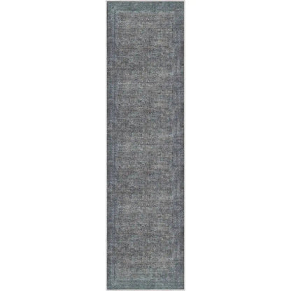 Juliette Vintage Persian Oriental Blue Flat-Weave Rug Well Woven