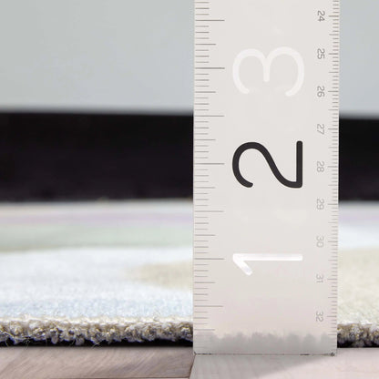 Watercolor Dot Modern Multi Color Area Flat-Weave Rug Well Woven