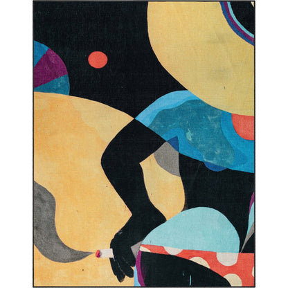 Well Woven x Misha Tyutyunik Sunday Jungle Life's a Beach Multi-Color Rug Well Woven