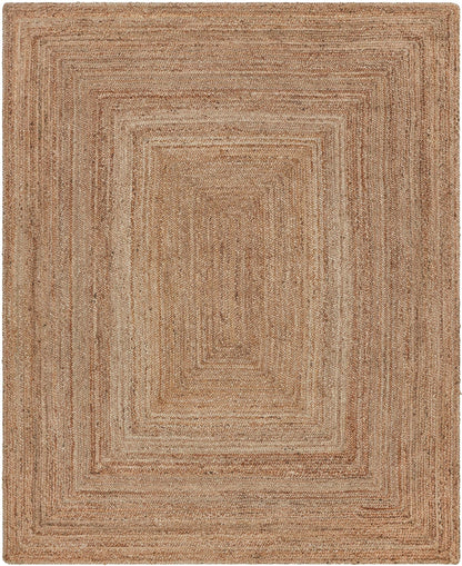 Jemma Natural-Fiber Braided Pattern Natural Hand-Woven Chunky-Textured Rug Well Woven
